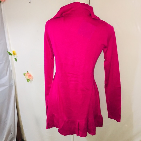 ‼️🔥NWT TRACY NEGOSHIAN Fuschia Silk Cardigan🔥‼️ - Picture 6 of 8